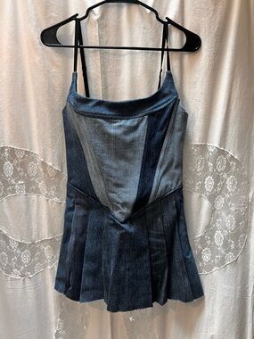 EB Denim Polka Dress